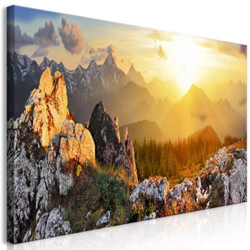 murando Wandbild Mega XXXL Landschaft Gebirge Einteiliger XXL-Format Kunstdruck zur Selbstmontage Leinwandbilder moderne Bilder DIY Wanddekoration Wohnung Deko Natur c-B-0056-ak-e von B&D XXL