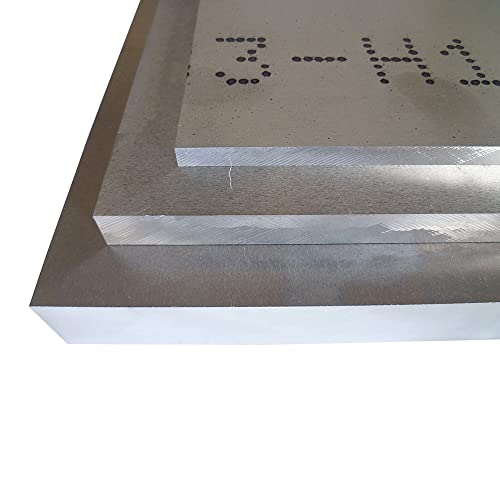 B&T Metall Aluminium Platte blank gewalzt natur | 10,0mm stark | Größe 250 x 400 mm (25 x 40 cm) von B&T Metall