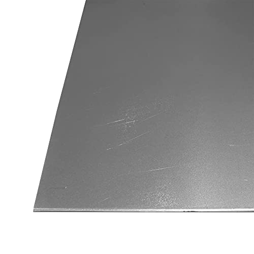 B&T Metall Stahl-Blech blank geölt St 1203 | 1,0mm stark | Feinblech DC01 im Zuschnitt Größe 20 x 70 cm (200 x 700 mm) von B&T Metall