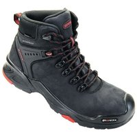 Baak - Sicherheitsstiefel Bailey Gr.42 schwarz/rot Leder von BAAK