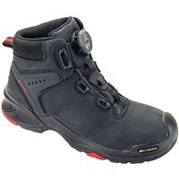 Sicherheitsstiefel Braxton Gr.45 schwarz/rot Leder von BAAK