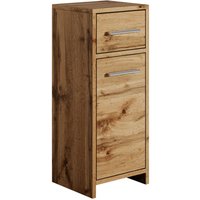 Badschrank Freistehend Nemo Eiche - 32 x 29 x 79 cm - Badmöbel Baschrank - Eiche von BADPLAATS