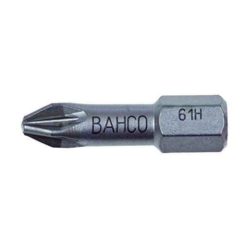 Bahco 61H/PZ2-2P Extraharte Bits für Schnellbauschrauben 25mm PZ2 2 Stück, 0 W, 0 V von BAHCO