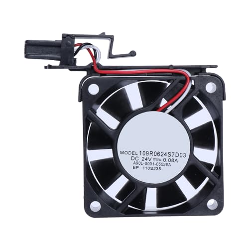 BAHJKASD Neuer Computerkühlungslüfter Für 109R0624S7D03 A90L-0001-0552 6x6x1.5 24V 0.08a 3Pin Lüfter Für 3Pin Wechselrichter Lüfter BAHJKASD Neuer Computerkühlungslüfter Für 109R0624S7D03 A90L-0001-0552 6x6x1.5 24V 0.08a 3Pin Lüfter Für 3Pin Wechselrichter Lüfter von BAHJKASD