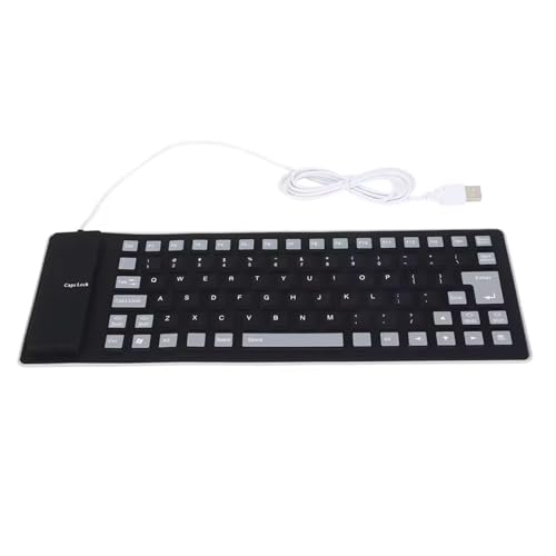 BAHJKASD Tragbare USB Silikon Keyboards 85Keys Rollt Zum Ruhigen Und Komfortablen Tippen Auf PC Und Notebook Auf BAHJKASD Tragbare USB Silikon Keyboards 85Keys Rollt Zum Ruhigen Und Komfortablen Tippen Auf PC Und Notebook Auf von BAHJKASD