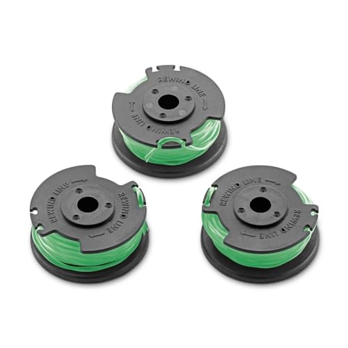 Zubehör 3er-Pack 2.444-017.0 Fadenspule Grün Ø2,0 mm Kompatibel mit Karcher Alle 18-V-Batteriebetrieben Kompatibel mit Akku-Rasentrimmer-Messerschneider Zubehör 3er-Pack 2.444-017.0 Fadenspule Grün Ø2,0 mm Kompatibel mit Karcher Alle 18-V-Batteriebetrieben Kompatibel mit Akku-Rasentrimmer-Messerschneider von BATIVFLUG