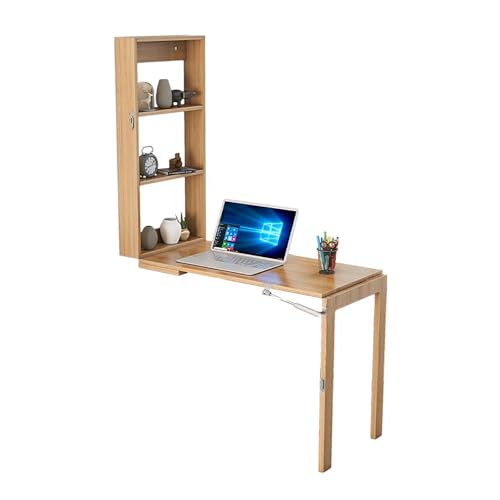 BAYTEWJX Holz Schwebender Schreibtisch Klappbarer Ausziehtisch Wandtisch Klappbar Aus Holz Schwimmender Multifunktions-Esstisch Platz Sparen Schreibtisch Für Arbeitszimmer Und Wohnzimmer. BAYTEWJX Holz Schwebender Schreibtisch Klappbarer Ausziehtisch Wandtisch Klappbar Aus Holz Schwimmender Multifunktions-Esstisch Platz Sparen Schreibtisch Für Arbeitszimmer Und Wohnzimmer. von BAYTEWJX