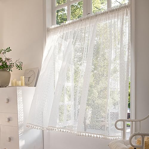 Privatsphäre Küche Vorhang Lichtfilterung Fenstervorhang Bistrogardine Halb Transparent Gardine Scheibengardinen Modern Bistrogardine für Cafè Kurzfenster kleine Fenster Landhaus. ( Size : Pave W130*H Privatsphäre Küche Vorhang Lichtfilterung Fenstervorhang Bistrogardine Halb Transparent Gardine Scheibengardinen Modern Bistrogardine für Cafè Kurzfenster kleine Fenster Landhaus. ( Size : Pave W130*H von BAYTEWJX