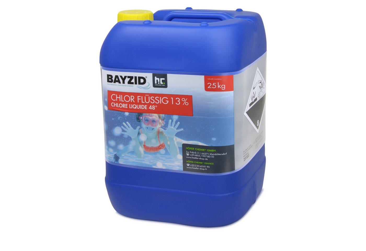 BAYZID Poolpflege 25 kg BAYZID® Chlor 13% flüssig von BAYZID