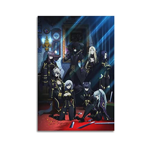 BBZL Anime-Poster, Motiv: "The Eminence in Shadow", Leinwandkunst, dekorativer Gemälde, Bild, Druck, modern, Familie, Junge, Mädchen, Schlafzimmer, Wohnzimmer, Dekoration, Poster, 40 x 60 cm von BBZL