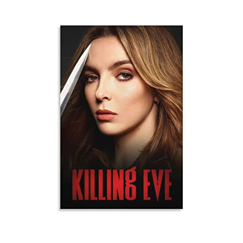 BBZL Killing Eve TV-Serie Poster Leinwand Kunst Dekoratives Gemälde Bild Druck Modern Familie Junge Mädchen Schlafzimmer Wohnzimmer Dekoration Wanddekoration Poster 30 x 45 cm von BBZL