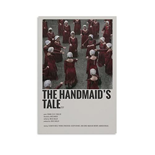 BBZL The Handmaid's Tale TV-Serie Poster Leinwand Kunst Dekoratives Gemälde Bild Druck Modern Familie Junge Mädchen Schlafzimmer Wohnzimmer Dekoration Wanddekoration Poster 50 x 75 cm von BBZL