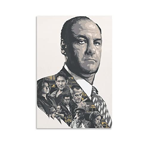 BBZL The Sopranos TV-Serie Poster Leinwand Kunst Dekoratives Gemälde Bild Druck Modern Familie Junge Mädchen Schlafzimmer Wohnzimmer Dekoration Wanddekoration Poster 40 x 60 cm von BBZL