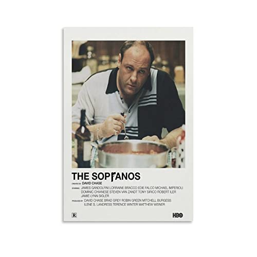 BBZL The Sopranos TV-Serie Poster Leinwand Kunst Dekoratives Gemälde Bild Druck Modern Familie Junge Mädchen Schlafzimmer Wohnzimmer Dekoration Wanddekoration Poster 40 x 60 cm von BBZL