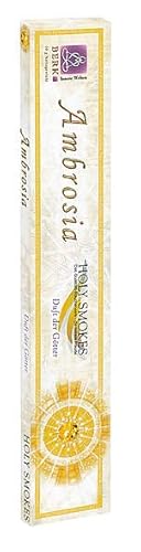 Berk Holy Smokes Natürliche Räucherstäbchen Ambrosia Duft der Götter Incense mit Bambusstab für Meditation, Reinigung und Entspannung von BEEMEN