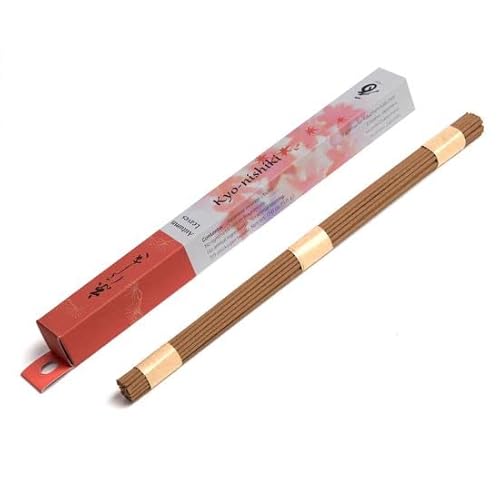 Räucherstäbchen 35 Stück Shoyeido Daily Incense Sticks Rauchstäbchen aus Japan aus Natürlichen Stoffen Raucharm Low Smoke Natur & Tradition (Kyo-Nishiki (Kyoto Herbstlaub)) von BEEMEN