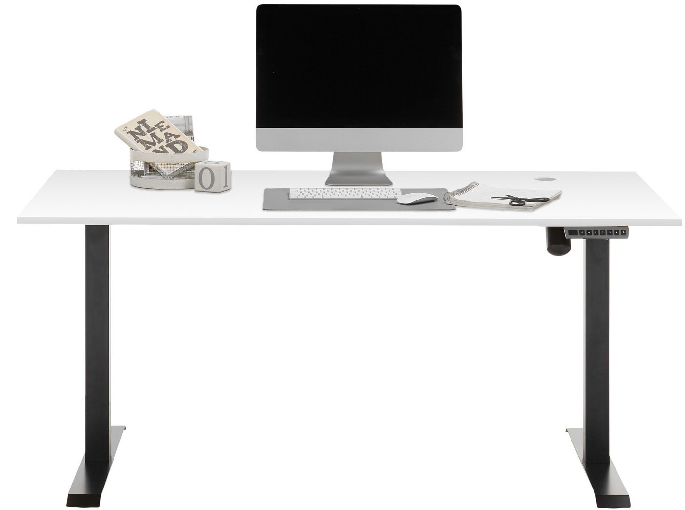 BEGA OFFICE Schreibtisch Tim, elektrisch höhenverstellbarer Desk, mit Anzeige und 4 Memory-Tasten, Breite 150 cm von BEGA OFFICE