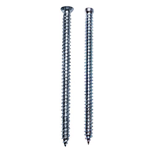 Belko Fensterrahmenschrauben Zylinderkopf 7,5x112 mm - 100 Stk, verzinkt, TX25, inkl. Bit, dübellose Verschraubung, Rahmenschraube, Mauerschraube - ideal für Fenster und Türen Belko Fensterrahmenschrauben Zylinderkopf 7,5x112 mm - 100 Stk, verzinkt, TX25, inkl. Bit, dübellose Verschraubung, Rahmenschraube, Mauerschraube - ideal für Fenster und Türen von BELKO