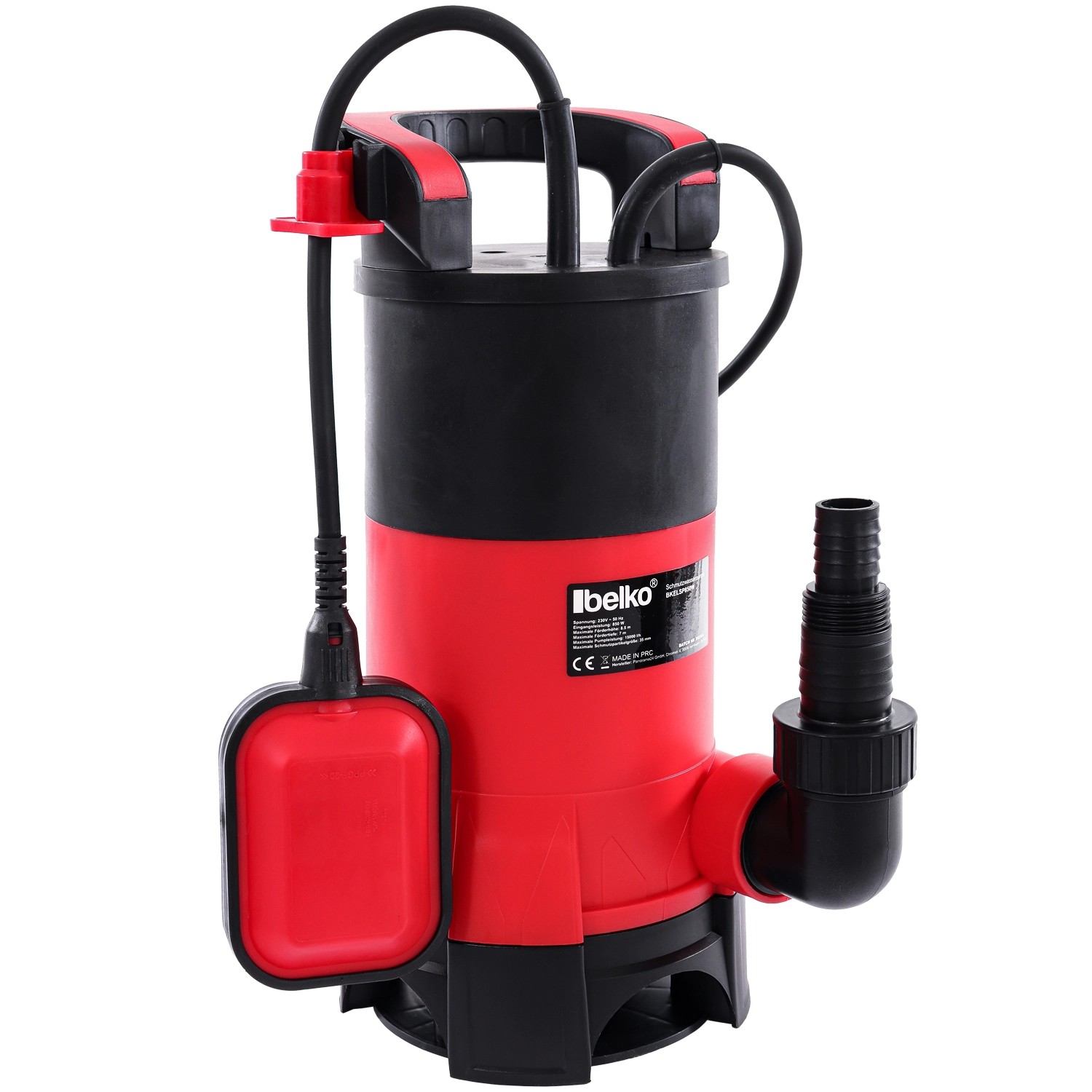 Belko Schmutzwasserpumpe BKELSP850W 850W 15000 l/h Belko Schmutzwasserpumpe BKELSP850W 850W 15000 l/h von BELKO