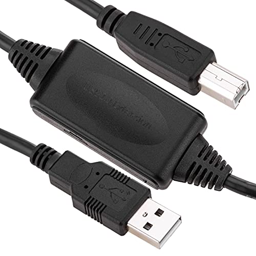 BeMatik - USB 2.0 Verlängerungskabel AM > 1xBM (15m) von BEMATIK.COM
