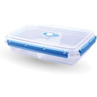 Bestlivings - Vorratsdose mit Trenner für Lebensmittel ( 2000 ml ) - Blau - Frischhaltedosen Brotdose, BPA-Frei luftdicht, Aufbewahrungsbox Meal Prep von BESTLIVINGS