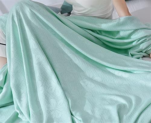 BESTORI Sommerdecke Kühldecke Leichte kühldecke Körperwärme Aufnehmen für Besseren Schlaf kühlende Decke Universale Sofadecke für Erwachsene Kinder Grün 1, 150x200cm von BESTORI