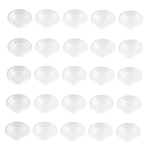 BESTonZON 25 Stück Kunststoff Untersetzer Pflanzentopf Halter Drainage Trays für Pflanzentöpfe zur Dekoration und Organisation BESTonZON 25 Stück Kunststoff Untersetzer Pflanzentopf Halter Drainage Trays für Pflanzentöpfe zur Dekoration und Organisation von BESTonZON