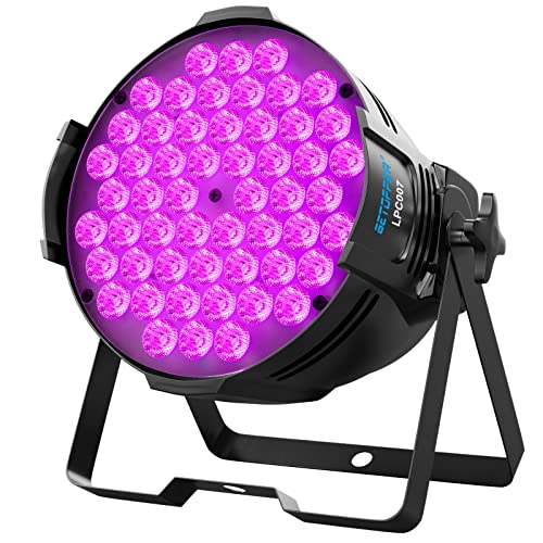 BETOPPER LED Par Scheinwerfer RGB Bühnenlicht 180W, Discolicht Partylicht DMX512 mit Stroboskop, 54 X 3W LED Strahler für Bühne Club Bar Hochzeit Geburtstag Party Halloween von BETOPPER