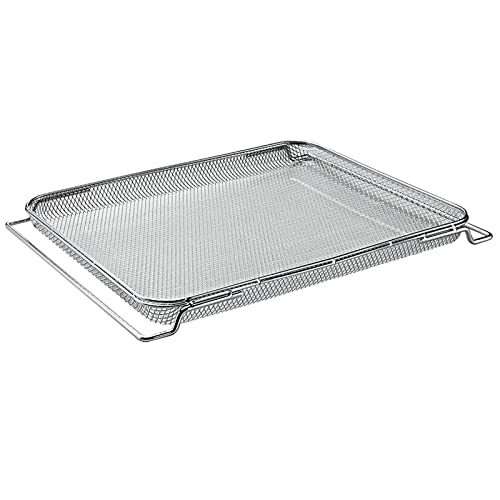 Edelstahl Grillkorb Luftfritteusen Tablett Drahtgitter Ofen Bratkorb Draht Backgitter Zum Kochen Grillen von BFLKY