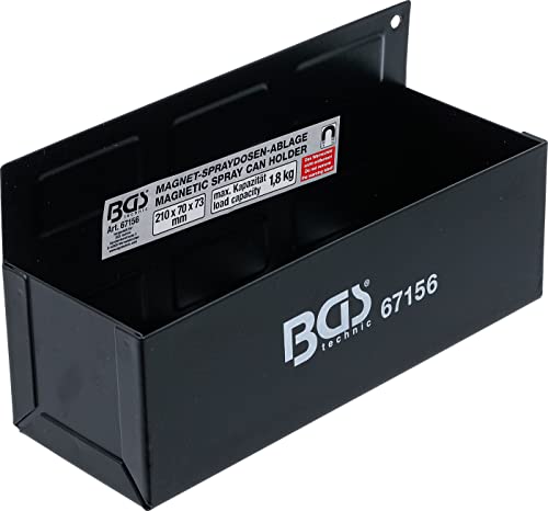 BGS 67156 | Magnet-Spraydosen-Ablage | 210 x 75 x 70 mm | 6 starke Magnete, Haltekraft ca. 1,8 kg BGS 67156 | Magnet-Spraydosen-Ablage | 210 x 75 x 70 mm | 6 starke Magnete, Haltekraft ca. 1,8 kg von BGS