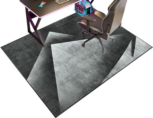 BHFTAVD Trommelmatte Gaming-Bürostuhl-Bodenschutzmatte, Bodenschutzmatte für Harte Böden, Kratzfest, für laminierten Bürostuhl, Büro und Schlafzimmer-A||160x180cm von BHFTAVD