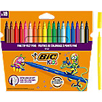 BIC Filzstift Visa 2 mm Farbig sortiert 18 Stück von BIC