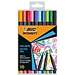 BIC Intensity Fineliner CEL1011727 Farbig Sortiert 10 Stück von BIC