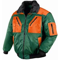 Big Arbeitsschutz - Pilotenjacke oslo teXXor 4178 grün/orange Gr.3XL von BIG ARBEITSSCHUTZ