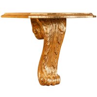 Biscottini - Wandregal aus Holz mit Blattgold Finish L30xPR15xH23 cm. Made in Italy von BISCOTTINI