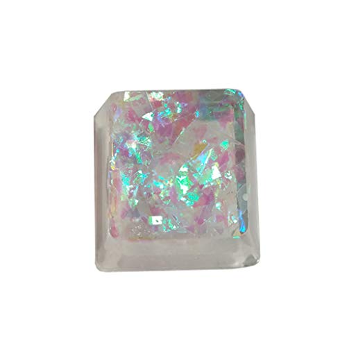 BIlinli Handgefertigte OEM R4 Profilharz-Tastenkappe für Cherry MX-Schalter Mechanische Tastatur RGB Translucent Resin Keycap von BIlinli