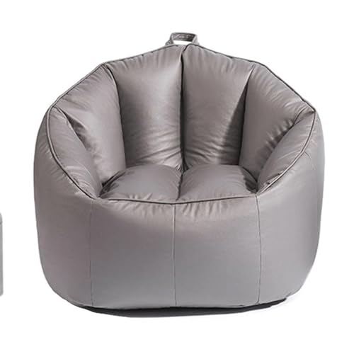 BKEKM Sitzsack-Stuhl, wasserdicht, Lazy-Sofa-Stuhl mit Füllung, Sitzsack-Liege, Microsuede-Sitzsack, Tatami, 75 x 75 x 65 cm, Lazy Sofa von BKEKM