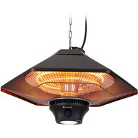 Blum - Heat Hexa Infrarot-Heizstrahler 800/1200/2000W Halogen IP34 led - Bronze-Metallic von BLUM