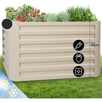 Blum High Grow Straight Hochbeet 100x60x100cm 600l Stahl - Sand von BLUM