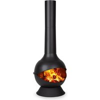 Blum Knight on Fire Gartenkamin Stahl rostfrei schwarz - Schwarz von BLUM