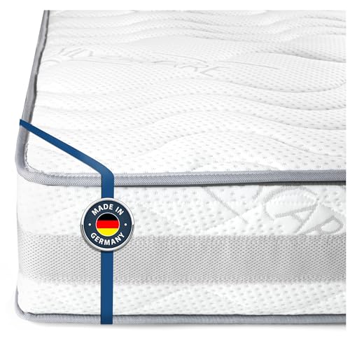 BMM Matratze 80x200cm Komfort 23 H2 medium/Kaltschaummatratze Öko-Tex Zertifiziert/orthopädische 7 Zonen Matratze Höhe 23cm Komfort 23 / Matratzen produziert in Deutschland von BMM