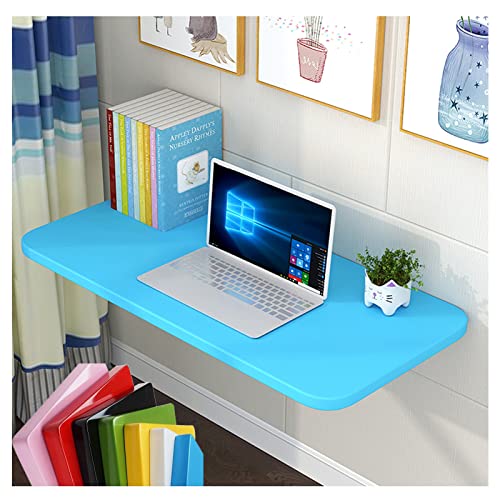 Wandklapptisch Klapptisch Wandtisch, Stabiler Klapptisch Wandmontage Platzsparender Schwimmender Schreibtisch Küchentisch Kindermöbel Laptoptisch Esstisch 50x30cm/20x12in Blue von BMXRX