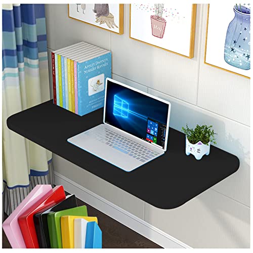 Wandklapptisch Klapptisch Wandtisch, Stabiler Klapptisch Wandmontage Platzsparender Schwimmender Schreibtisch Küchentisch Kindermöbel Laptoptisch Esstisch 60x40cm/24x16in Black von BMXRX