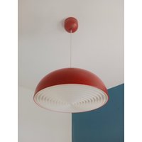 Ikea Hängelampe, Design Ola Wihlborg/Rote Pendelleuchte/Retro Pendelleuchte/Skandinavien Licht/Vintage Deckenlampe/Ufo von BMvintageArt
