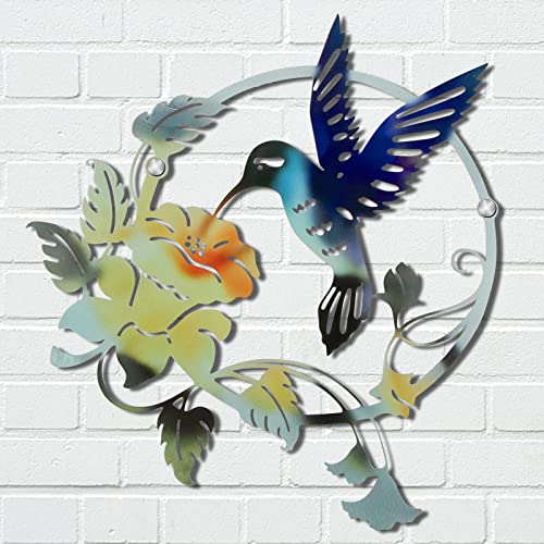 BOFUNX Wanddeko Metall Wandkunst Vögel Wandskulpturen für Wohnzimmer Schlafzimmer Garten Deko von BOFUNX