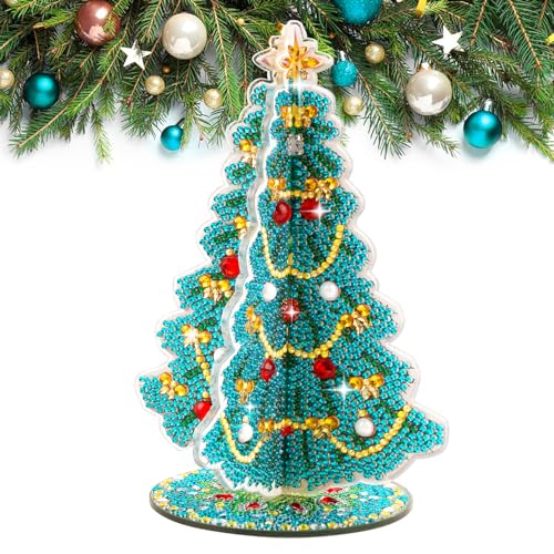 BOFUNX Weihnachten Diamond Painting 5D Weihnachtsbaum Doppelseitig Diamant Painting DIY Diamant Malerei Weihnachtsdeko Weihnachten Ornament Geschenk von BOFUNX