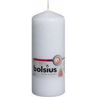 Stumpenkerze weiß, Höhe 15 cm, ø 5,8 cm Kerze Dekokerzen - Bolsius von BOLSIUS