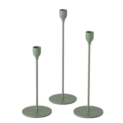 Kerzenleuchter Malte grün, 3 TLG. / Kerzenständer Set Kerzenleuchter Malte grün, 3 TLG. / Kerzenständer Set von BOLTZE