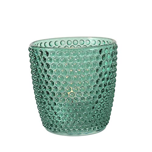 Windlicht Glas lackiert Petrol H 8 cm 4er Set Windlicht Glas lackiert Petrol H 8 cm 4er Set von BOLTZE