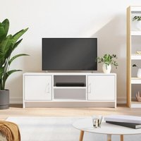 Bonnevie - Moderne TV-Möbel, TV-Lowboard TV-Schrank für das Wohnzimmer Weiß 102x30x37,5 cm Holzwerkstoff -FV91034 - Weiß von BONNEVIE